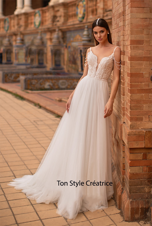 Robe de mariée bohème orientale pas cher Gard