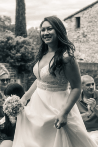 Robe de mariée bohème sur mesure piece unqiue finition et tissus haut de gamme